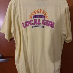 Local Girl Outfitters Yellow Short Sleeve Tee